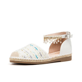 Safiya索菲娅平底舒适中空一脚蹬2019春夏渔夫鞋女鞋SF91114052