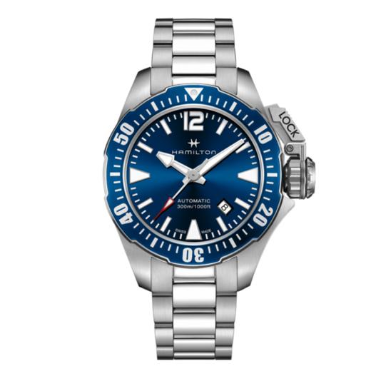 汉米尔顿 Hamilton 卡其海军蛙人系列男士自动机械腕表 H77705145 商品图0