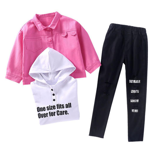 KYM-DM-9316秋季新款套装中大童韩版洋气童装 商品图4