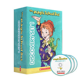 【章节书版，赠音频】AR 3.7-4.4 英文原版 Magic School Bus 神奇校车系列 1-20册 附20CD 儿童小说科普章节书