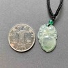 冰种飘阳绿翡翠金猴捧寿 商品缩略图3