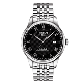 天梭 TISSOT 力洛克系列T006.407.11.053.00钢带80机芯机械男表