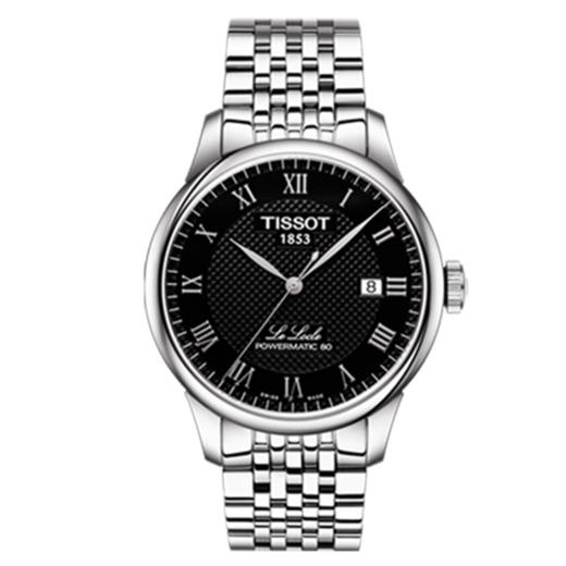 天梭 TISSOT 力洛克系列T006.407.11.053.00钢带80机芯机械男表 商品图0