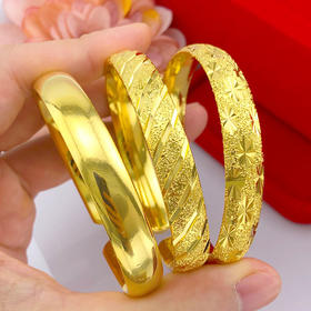 NY-W001616越南沙金满天星光面流星雨手镯