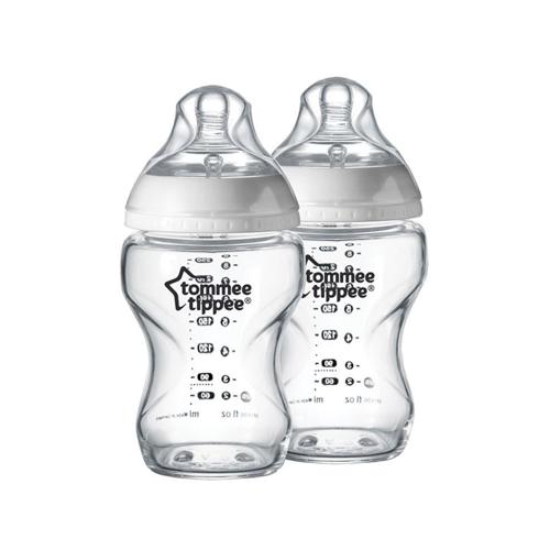 【两个装】英国tommee tippee汤美天地玻璃奶瓶 250ml 商品图0