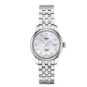 天梭 TISSOT 力洛克系列钢带机械女表 T006.207.11.116.00