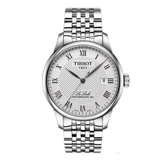 天梭TISSOT力洛克系列 T006.407.11.033.00 钢带80机芯机械男表 商品图0