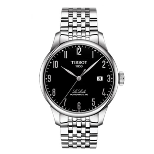 天梭 TISSOT 力洛克系列T006.407.11.052.00钢带80机芯机械男表 商品图0