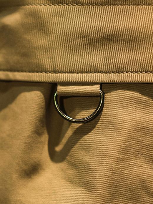 Westminster 插肩袖款日本防渗雨嘎巴甸卡其色战壕风衣 商品图13