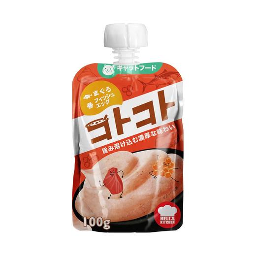 日本 HellsKitchen 咕噜酱 猫咪流质零食 100g 商品图3