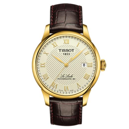 天梭 TISSOT 力洛克系列皮带80机芯机械男士腕表 T006.407.36.263.00 商品图0