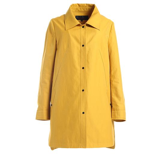 乔万尼秋装外套时尚宽松直筒单排扣小个子风衣女中长款春EN3A382 商品图3