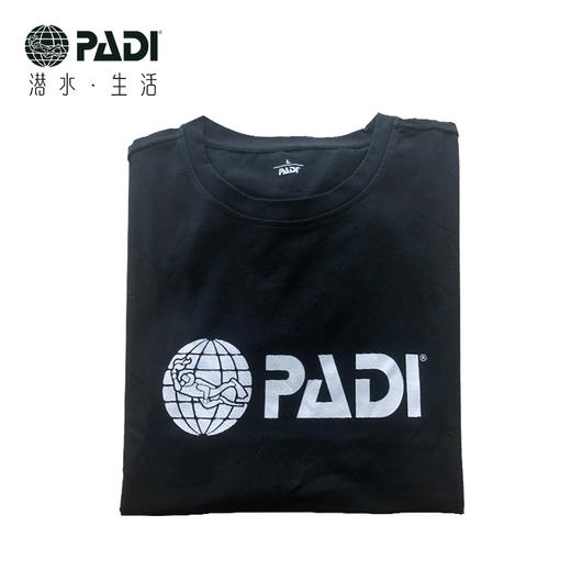 PADI Gear - PADI LOGO 黑T恤 商品图2