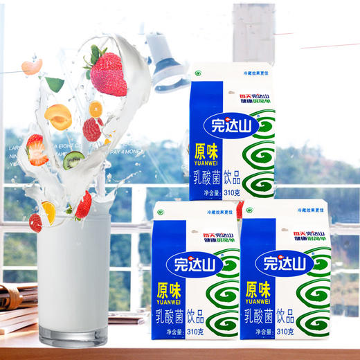 完达山原味乳酸菌饮品  310g*12盒 商品图2