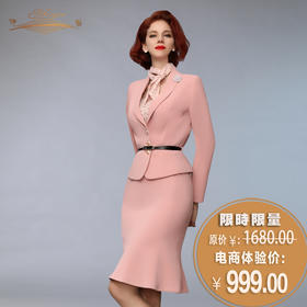 【特惠】YIQU丨“放飞梦想”西装上衣（烟灰粉）PT