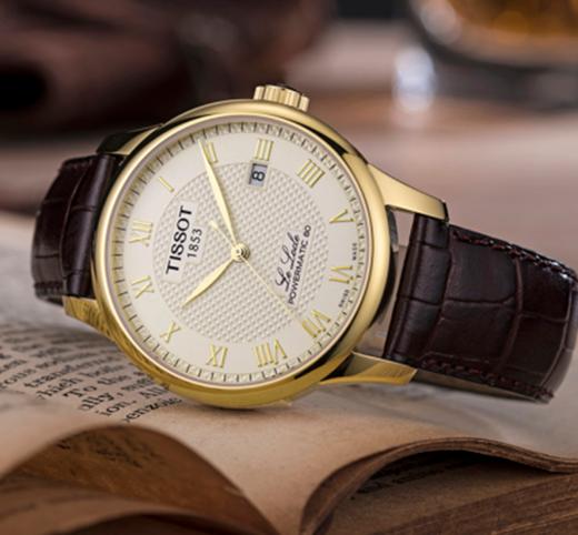 天梭 TISSOT 力洛克系列皮带80机芯机械男士腕表 T006.407.36.263.00 商品图1