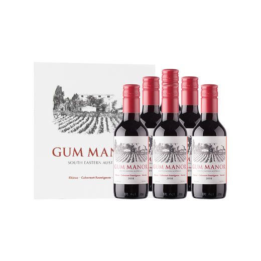 澳洲进口  舒富红葡萄酒187ml*6  泸州老窖官方旗舰店 商品图0