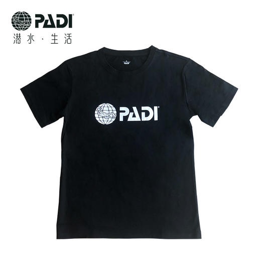PADI Gear - PADI LOGO 黑T恤 商品图1