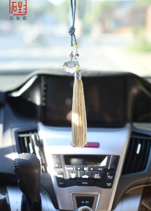 三生·花好月圆——白水晶静心莲多用挂饰 商品图6