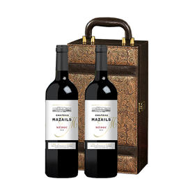 法国原瓶 中级庄马哲城堡干红葡萄酒（皮盒装）