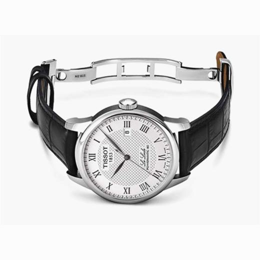 天梭 TISSOT 力洛克系列皮带80机芯机械男士腕表 T006.407.16.053.00 商品图2
