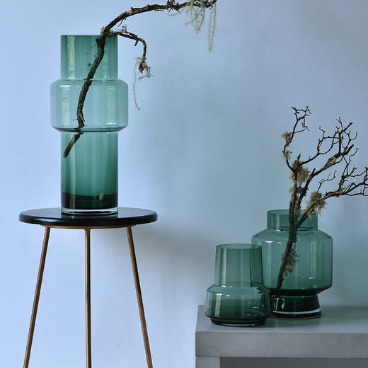 碧轩创意玻璃花瓶摆件香薰扩散器北欧风格客厅透明插花花瓶 商品图2