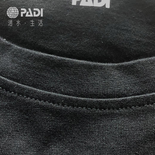 PADI Gear - PADI LOGO 黑T恤 商品图5