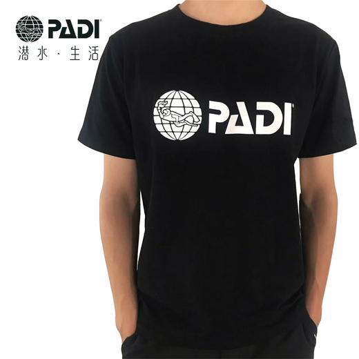 PADI Gear - PADI LOGO 黑T恤 商品图0