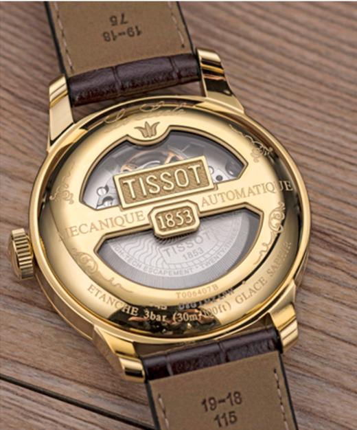 天梭 TISSOT 力洛克系列皮带80机芯机械男士腕表 T006.407.36.263.00 商品图2