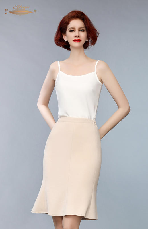 【特惠】YIQU丨“浪花”吊带衣（简白）PT 商品图1