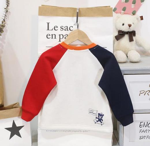 【童装】.秋款男童上衣卡通刺绣字母印花童装 商品图2