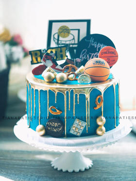 篮球 AJ 奶油蛋糕