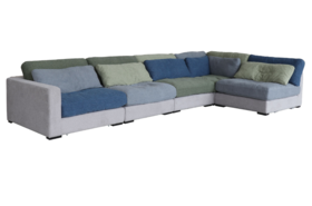 NS家居nsfurniture软包布艺转角多人位组合沙发NSSF-5199-05/70/38*NS1835