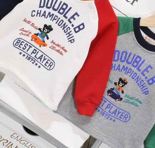 【童装】.秋款男童上衣卡通刺绣字母印花童装 商品图1