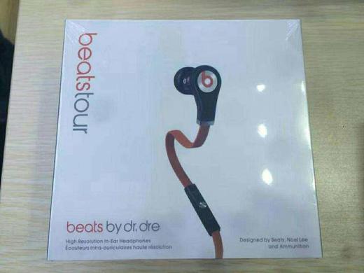 【会员积分兑换】Beats tour 重低音耳塞式耳机入耳式通用线控 入耳式重低音降噪魔音耳塞式苹果运动b耳机   1.0经典款  圆形插孔   新款苹果手机 需用转接头 商品图1