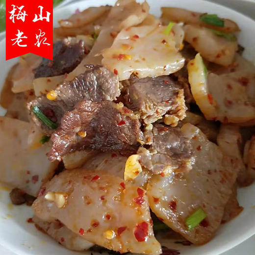 【梅山老农】湖南新化特产农家魔芋粉散装送碱粉 商品图4