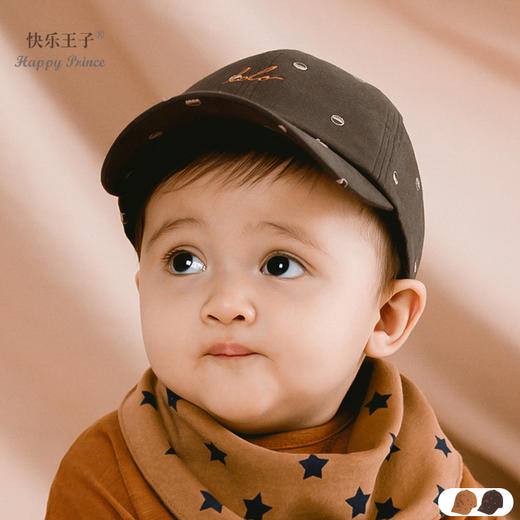 婴儿帽子秋冬 婴幼儿男童鸭舌帽儿童秋天春天棒球帽宝宝帽子秋冬 商品图3