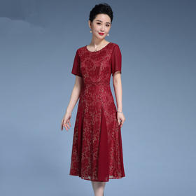 MY-92420夏季新款高端蕾丝连衣裙