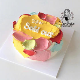 马卡龙色调手绘ins风六寸