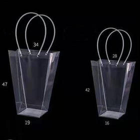 PP透明礼盒袋，可装玫瑰盒，花束，盆栽，10个一包