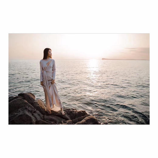 Viktoria Chan | AW18017 Rose Long Gown [真丝连衣裙] 商品图1