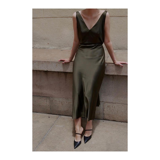 Viktoria Chan | AW19030 Vivian Knot Silk Dress [真丝无袖连衣裙] 商品图3