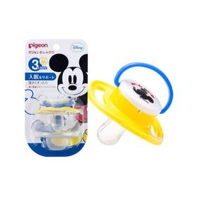 【一般贸易】日本Pigeon/贝亲 米奇图案 婴儿安抚奶嘴 3个月