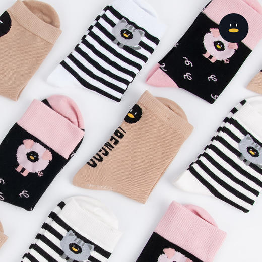 怪奇鹅 儿童卡通中筒袜 商品图0