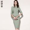 J8101977A颈袖添香春秋新款商务职场气质女装西装套裙工作服职业装套装J8101977A 商品缩略图0