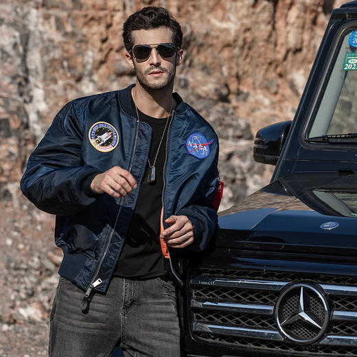 鹰爪行动新款MA1飞行员夹克男户外保暖加厚军迷战术棉衣潮流防寒外套 商品图6