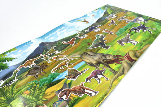 恐龙时代创意游戏磁力贴（套装4册） 商品图3