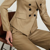 颈袖添香-套裤-J83A3200 “西雅图海岸” 商务休闲两穿套裤 驼色永远经典 商品缩略图7