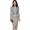  J7302510颈袖添香春装新款气质时尚ol职业装正装套装女装小西装套裙J7302510 商品缩略图4