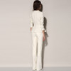J81A2265A颈袖添香2019春秋装新款时尚白色职业装套装女装商务正装西服套裤J81A2265A 商品缩略图1